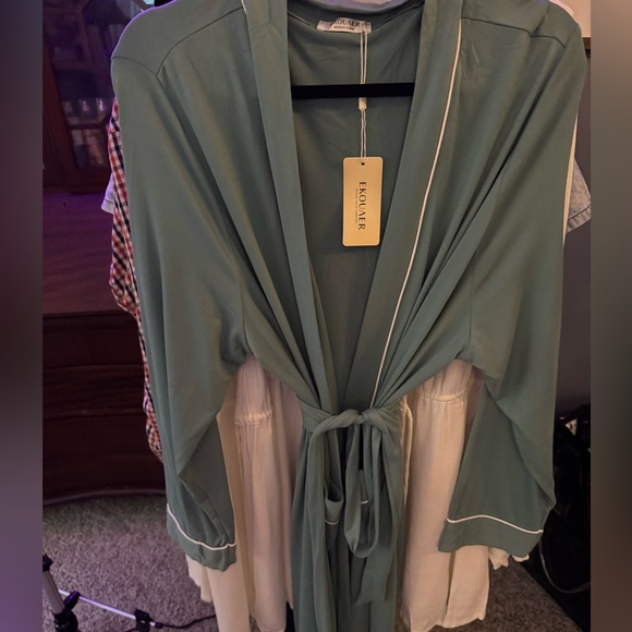Ekouaer nwt Robes for Women Lightweight Bathrobe nwt - Picture 5 of 7